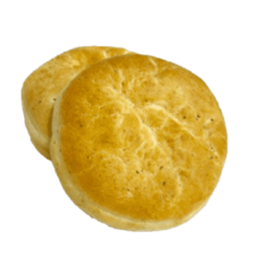 6in Plain Round Focaccia 6'' Ciabatta Rounds