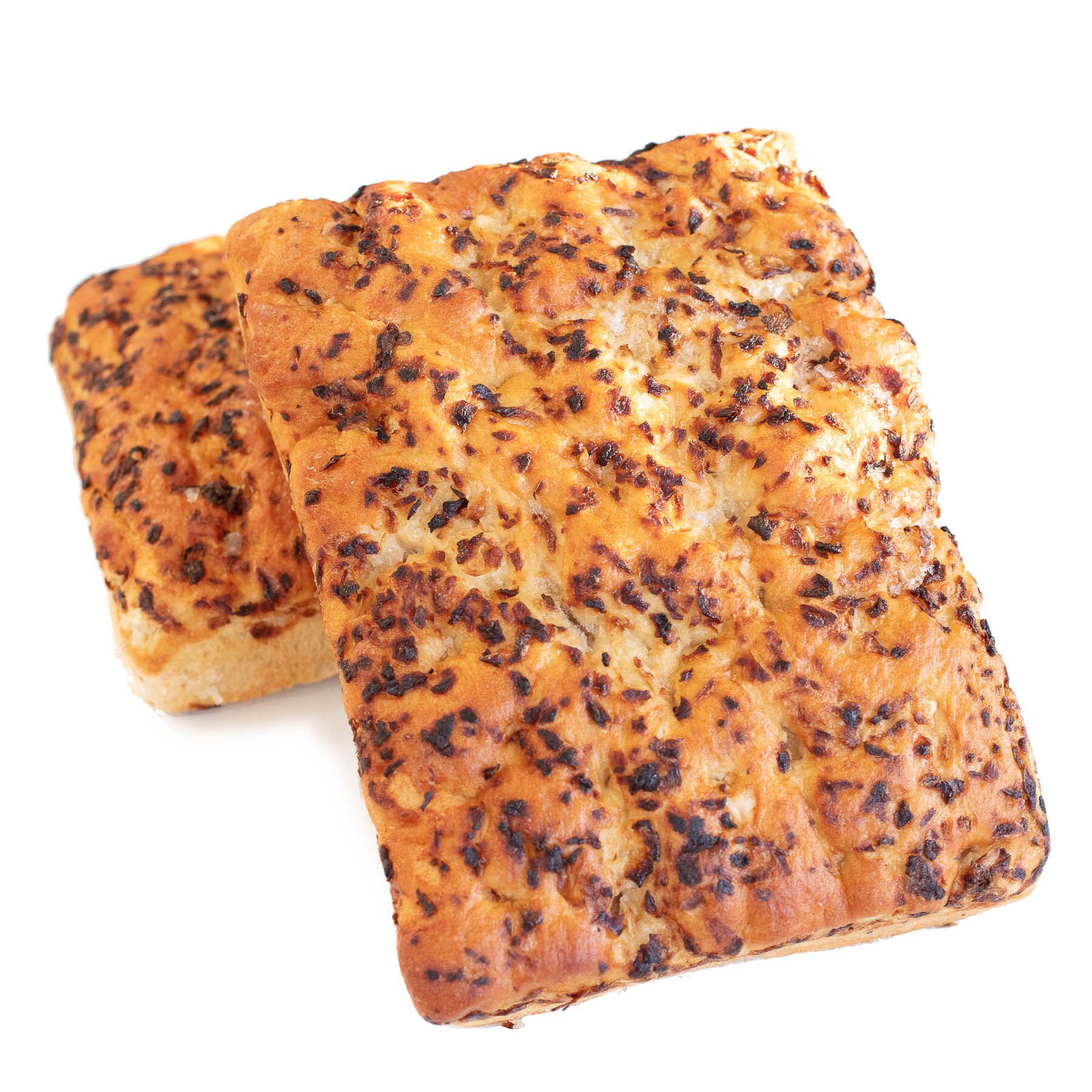 OnionFocaccia1b-22 Garlic and Onion 1lb Focaccia