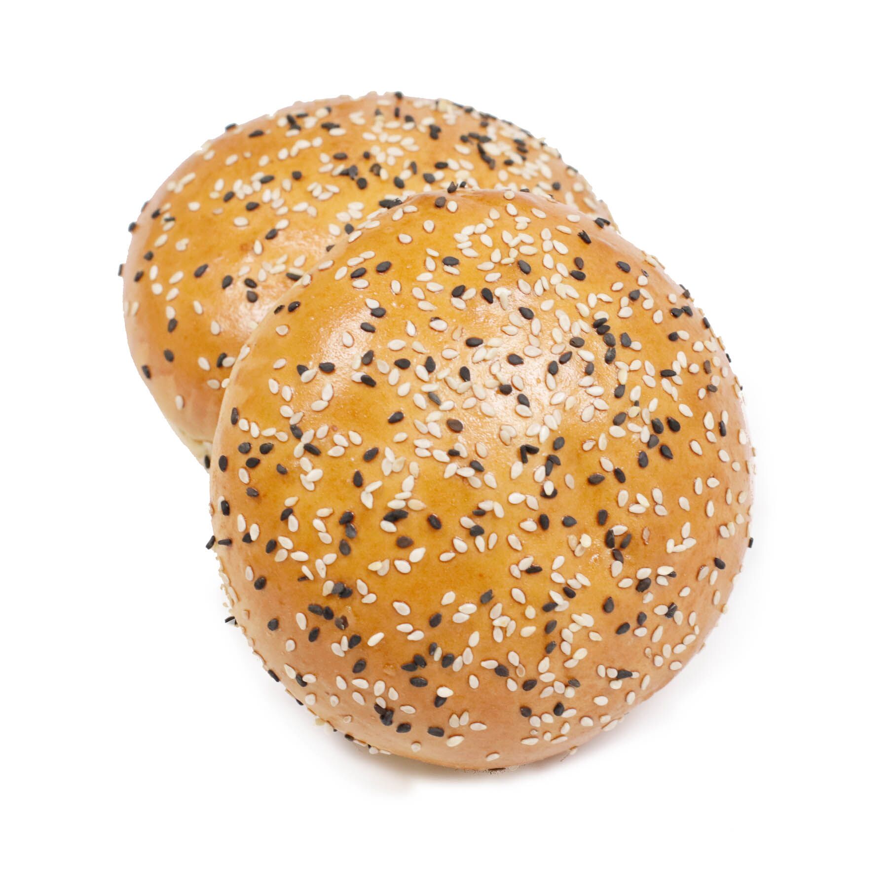 4'' Brioche Black and White Seeded Sliced 4pk 1 4'' Brioche Black and White Seeded Sliced 4pk