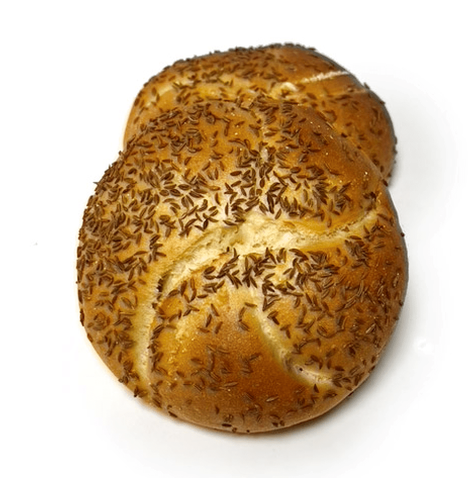 Kummelweck Rolls 4in Kummelweck with Caraway and Salt